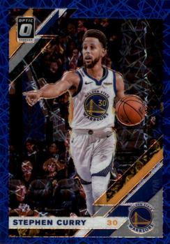 2019-20 Donruss Optic - Blue Velocity #8 Stephen Curry Front