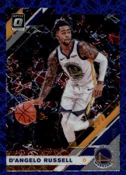 2019-20 Donruss Optic - Blue Velocity #28 D'Angelo Russell Front
