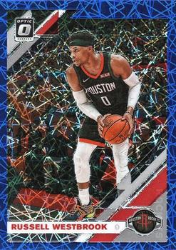 2019-20 Donruss Optic - Blue Velocity #58 Russell Westbrook Front