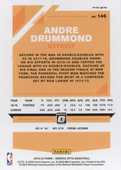 2019-20 Donruss Optic - Blue Velocity #146 Andre Drummond Back