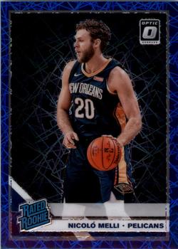 2019-20 Donruss Optic - Blue Velocity #163 Nicolo Melli Front