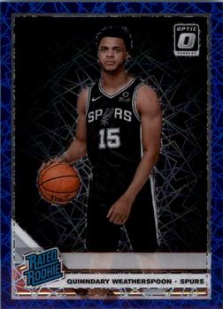 2019-20 Donruss Optic - Blue Velocity #175 Quinndary Weatherspoon Front