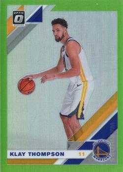 2019-20 Donruss Optic - Lime Green #18 Klay Thompson Front
