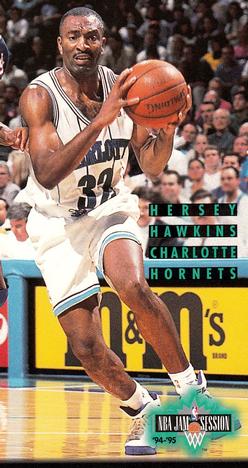 1994-95 Jam Session #21 Hersey Hawkins Front