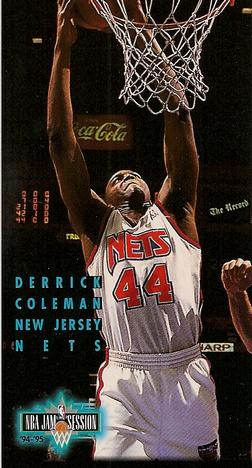 1994-95 Jam Session #117 Derrick Coleman Front