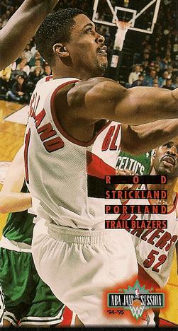  1992-93 SkyBox Basketball #394 Rod Strickland Portland Trail  Blazers Official NBA Trading Card From Skybox International : Collectibles  & Fine Art