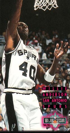1994-95 Jam Session #168 Willie Anderson Front