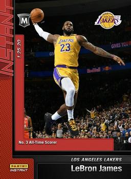 2019-20 Panini Instant NBA #78 LeBron James Front