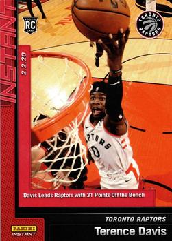 2019-20 Panini Instant NBA #84 Terence Davis Front