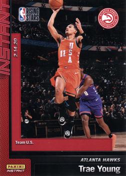2019-20 Panini Instant NBA Rising Stars #11 Trae Young Front
