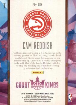 2019-20 Panini Court Kings #68 Cam Reddish Back