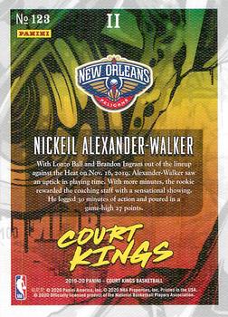 2019-20 Panini Court Kings #123 Nickeil Alexander-Walker Back