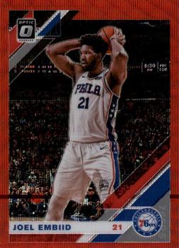 2019-20 Donruss Optic - Red Wave #95 Joel Embiid Front