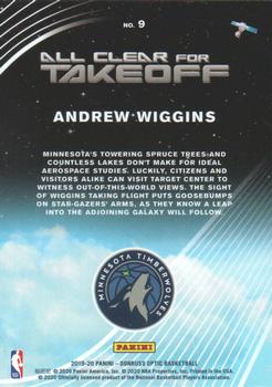 2019-20 Donruss Optic - All Clear for Takeoff #9 Andrew Wiggins Back