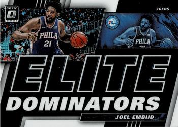 2019-20 Donruss Optic - Elite Dominators #3 Joel Embiid Front