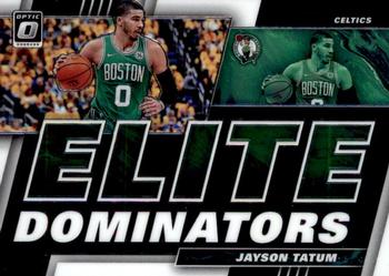 2019-20 Donruss Optic - Elite Dominators #12 Jayson Tatum Front