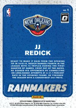 2019-20 Donruss Optic - Rainmakers #1 JJ Redick Back