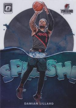 2019-20 Donruss Optic - Splash! #7 Damian Lillard Front