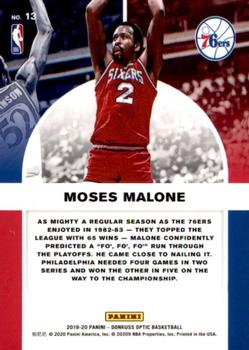 2019-20 Donruss Optic - Winner Stays #13 Moses Malone Back