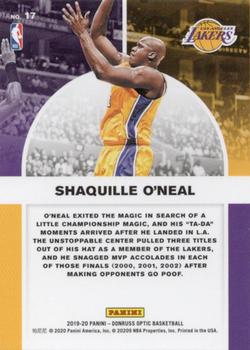 2019-20 Donruss Optic - Winner Stays #17 Shaquille O'Neal Back