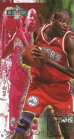 1994-95 Jam Session - Rookie Standouts #20 Sharone Wright Front