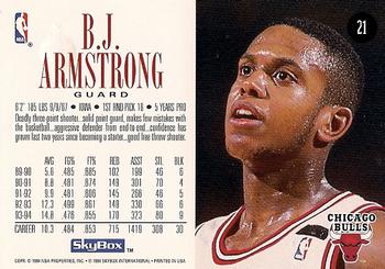 1994-95 SkyBox Premium #21 B.J. Armstrong Back