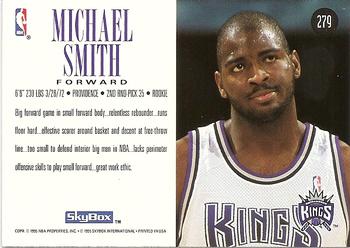 1994-95 SkyBox Premium #279 Michael Smith Back