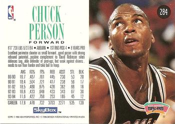 1994-95 SkyBox Premium #284 Chuck Person Back