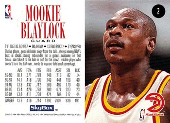 1994-95 SkyBox Premium #2 Mookie Blaylock Back