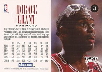 1994-95 SkyBox Premium #23 Horace Grant Back