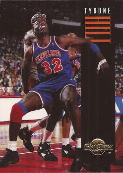 1994-95 SkyBox Premium #30 Tyrone Hill Front