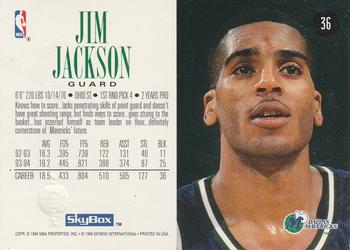 1994-95 SkyBox Premium #36 Jim Jackson Back