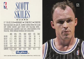 1994-95 SkyBox Premium #121 Scott Skiles Back