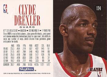 1994-95 SkyBox Premium #134 Clyde Drexler Back