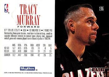 1994-95 SkyBox Premium #136 Tracy Murray Back