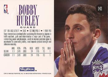 1994-95 SkyBox Premium #141 Bobby Hurley Back