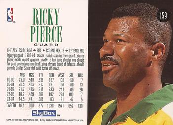 1994-95 SkyBox Premium #159 Ricky Pierce Back