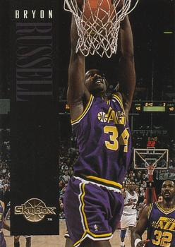 1994-95 SkyBox Premium #166 Bryon Russell Front