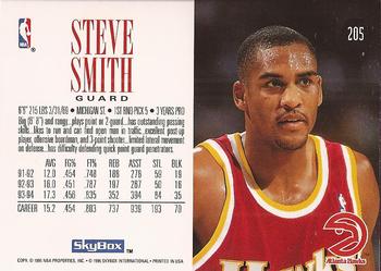 1994-95 SkyBox Premium #205 Steve Smith Back