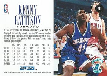 1994-95 SkyBox Premium #211 Kenny Gattison Back