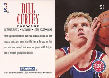 1994-95 SkyBox Premium #225 Bill Curley Back