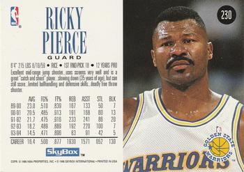 1994-95 SkyBox Premium #230 Ricky Pierce Back