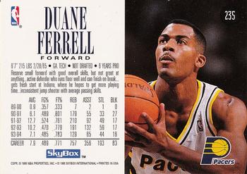 1994-95 SkyBox Premium #235 Duane Ferrell Back