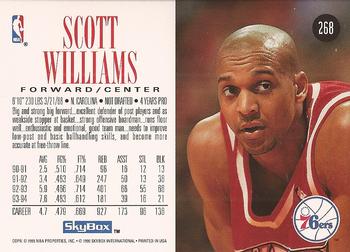 1994-95 SkyBox Premium #268 Scott Williams Back