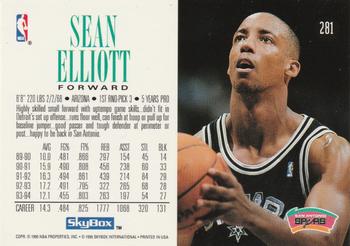 1994-95 SkyBox Premium #281 Sean Elliott Back