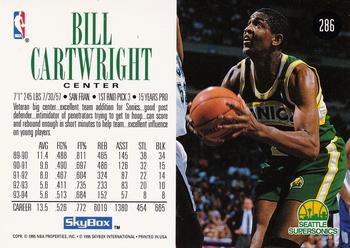 1994-95 SkyBox Premium #286 Bill Cartwright Back
