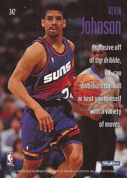 1994-95 SkyBox Premium #342 Kevin Johnson Back