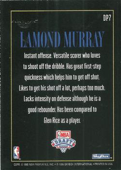 1994-95 SkyBox Premium - Draft Picks #DP7 Lamond Murray Back