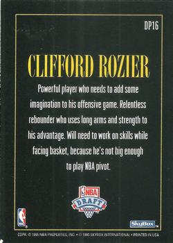 1994-95 SkyBox Premium - Draft Picks #DP16 Clifford Rozier Back
