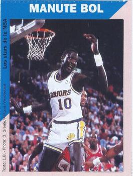 1994 Mickey Mouse Magazine Stars of the NBA (France) #NNO Manute Bol Front